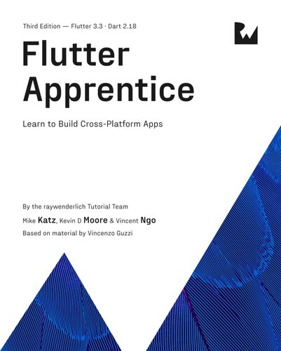 Flutter Apprentice. Learn to Build Cross-Platform Apps (PDF/EPUB Version)
