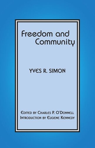 Freedom and Community (PDF/EPUB Version)