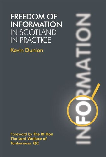 Freedom of Information in Scotland in Practice (PDF/EPUB Version)