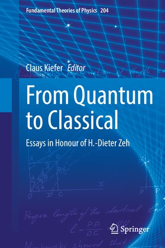 From Quantum to Classical: Essays in Honour of H.-Dieter Zeh (Fundamental Theories of Physics, 204) (PDF/EPUB Version)
