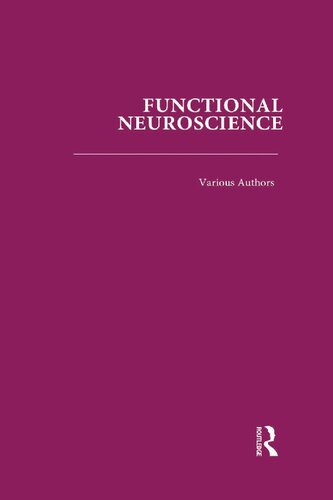 Functional Neuroscience, 3-Volume Set (PDF/EPUB Version)
