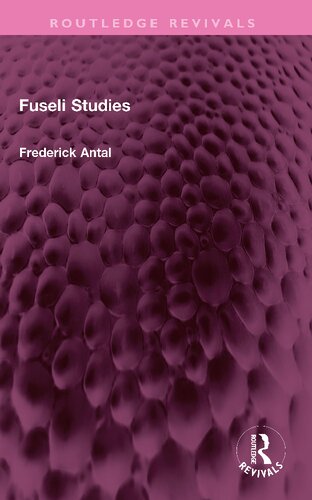 Fuseli Studies (PDF/EPUB Version)