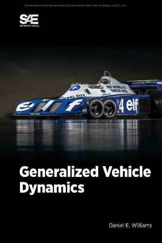 Generalized Vehicle Dynamics (PDF/EPUB Version)