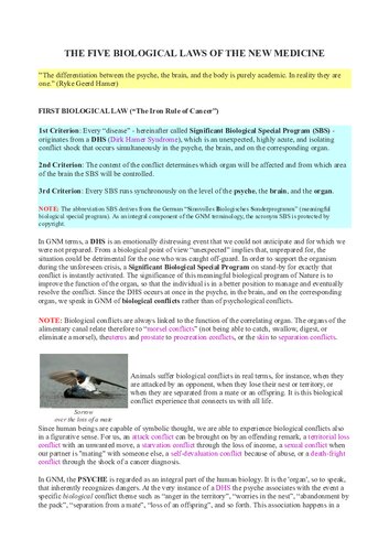 German New Medicine Disease Clarity - 354 pages of explanation of German New Medicine by Dr Ryke Geerd Hamer (1935-2017) (PDF/EPUB Version)