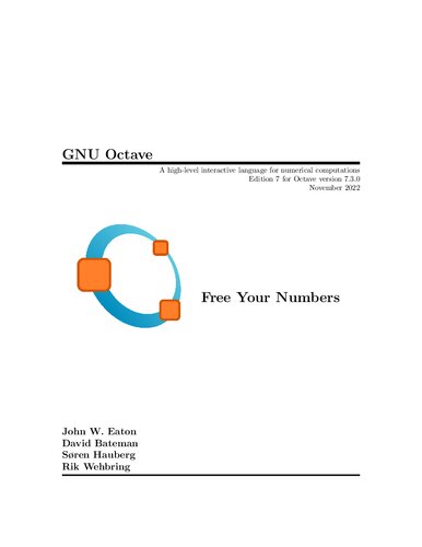 GNU Octave. Free your numbers (PDF/EPUB Version)