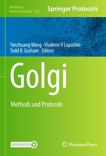 Golgi: Methods and Protocols (PDF/EPUB Version)