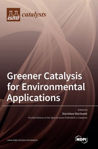 Greener Catalysis for Environmental Applications (PDF/EPUB Version)