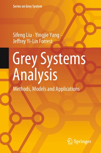Grey Systems Analysis: Methods, Models and Applications (PDF/EPUB Version)