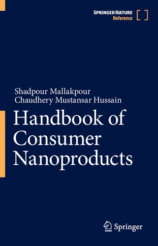 Handbook of Consumer Nanoproducts (PDF/EPUB Version)