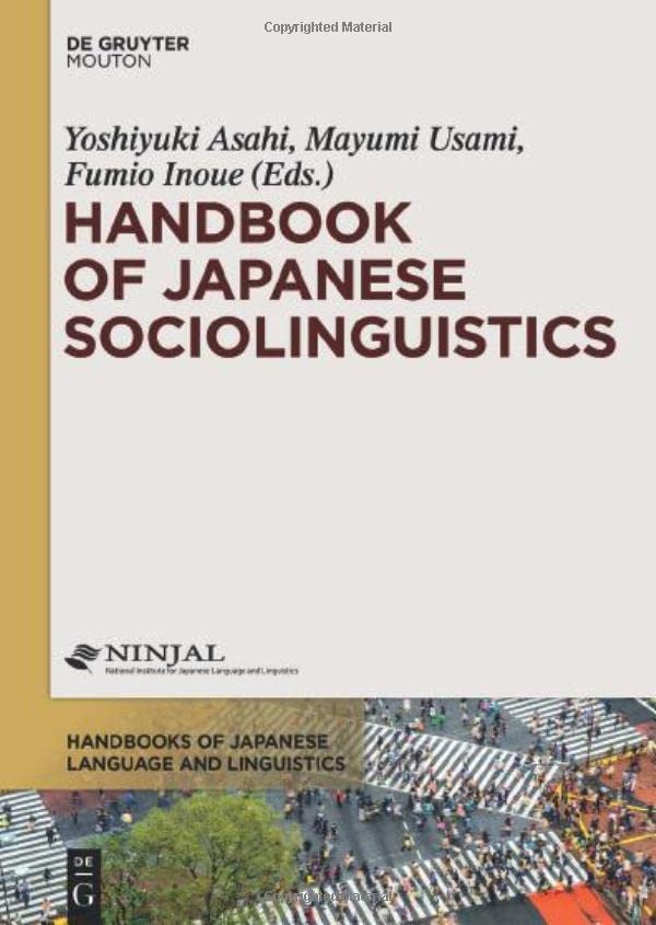 Handbook of Japanese Sociolinguistics (PDF/EPUB Version)