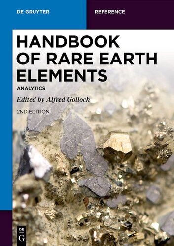 Handbook of Rare Earth Elements: Analytics (PDF/EPUB Version)