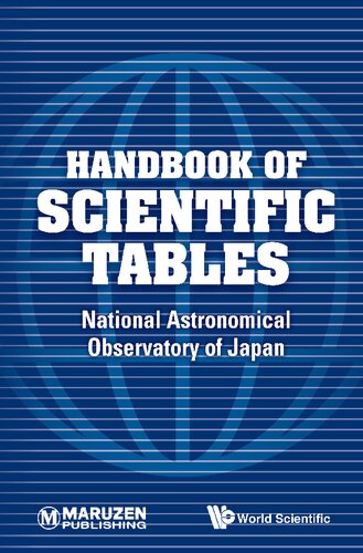 Handbook of Scientific Tables (PDF/EPUB Version)