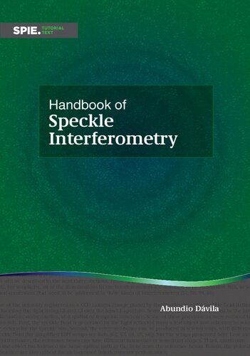 Handbook of Speckle Interferometry (PDF/EPUB Version)
