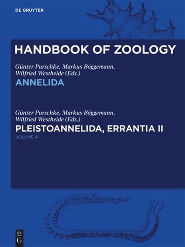 Handbook of Zoology: Volume 4 Pleistoannelida, Errantia II (PDF/EPUB Version)