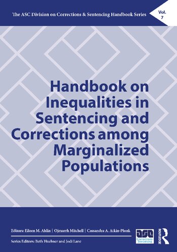 Handbook on Inequalities in Sentencing and Corrections among Marginalized Populations (PDF/EPUB Version)
