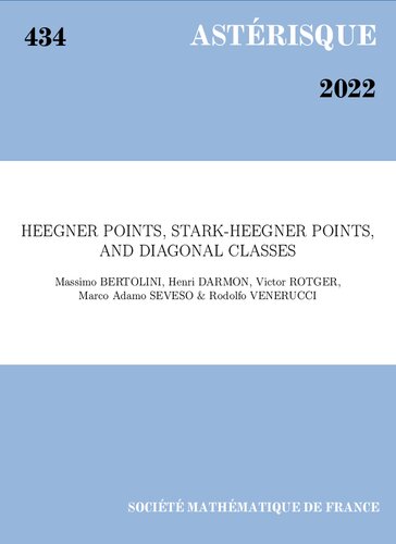 Heegner points, stark-Heegner points, and diagonal classes (PDF/EPUB Version)