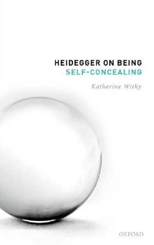 Heidegger on Being Self-Concealing (PDF/EPUB Version)