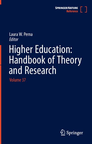 Higher Education: Handbook of Theory and Research (PDF/EPUB Version)