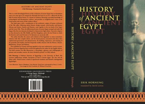 History of Ancient Egypt: Translated by David Lorton (PDF/EPUB Version)