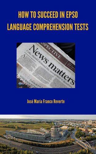 How to succeed in EPSO language comprehension tests (PDF/EPUB Version)