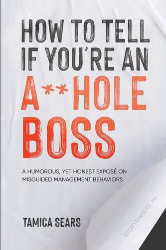 How To Tell If You're An A**Hole Boss (PDF/EPUB Version)