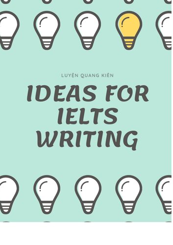 Ideas for IELTS Writing (PDF/EPUB Version)