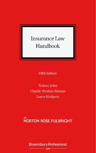Insurance Law Handbook (PDF/EPUB Version)