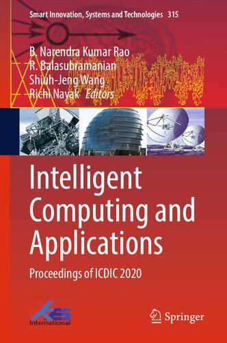 Intelligent Computing and Applications: Proceedings of ICDIC 2020 (PDF/EPUB Version)