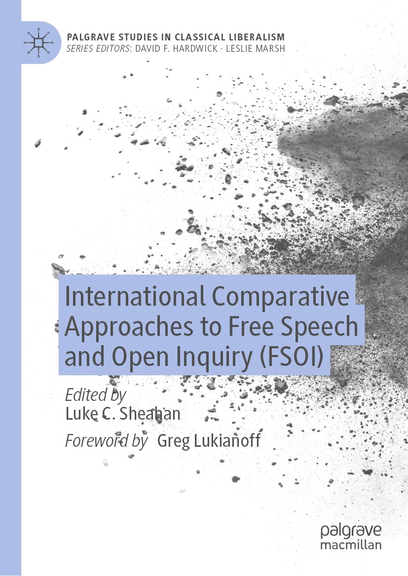 International Comparative Approaches to Free Speech and Open Inquiry (FSOI) (PDF/EPUB Version)