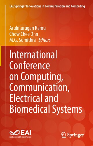 International Conference on Computing, Communication, Electrical and Biomedical Systems (EAI/Springer Innovations in Communication and Computing) (PDF/EPUB Version)