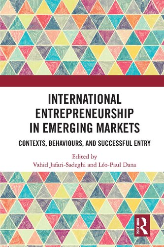 International Entrepreneurship in Emerging Markets: Contexts, Behaviours, and Successful Entry (PDF/EPUB Version)