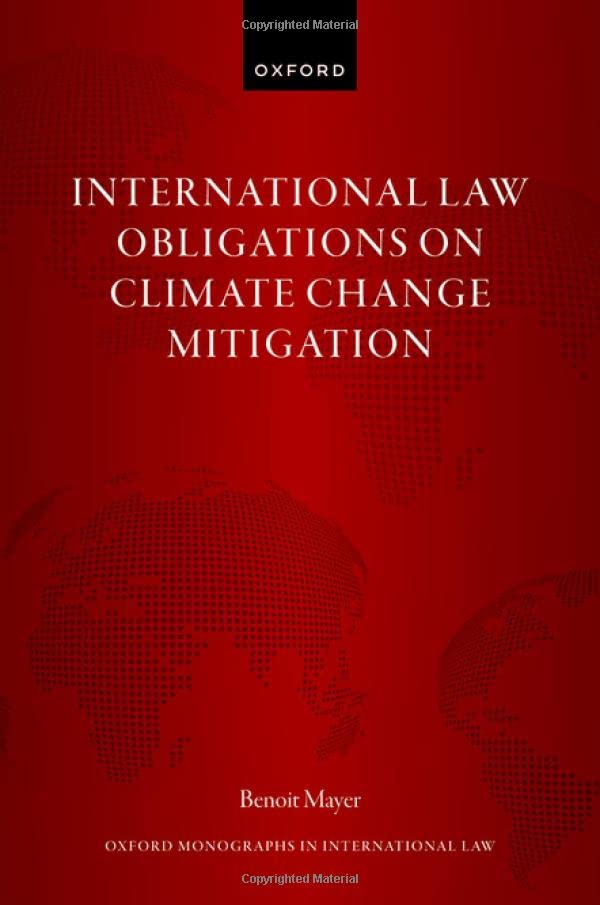 International Law Obligations on Climate Change Mitigation (PDF/EPUB Version)