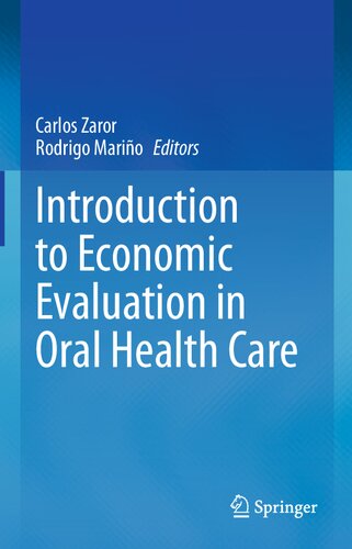 Introduction to Economic Evaluation in Oral Health Care (PDF/EPUB Version)