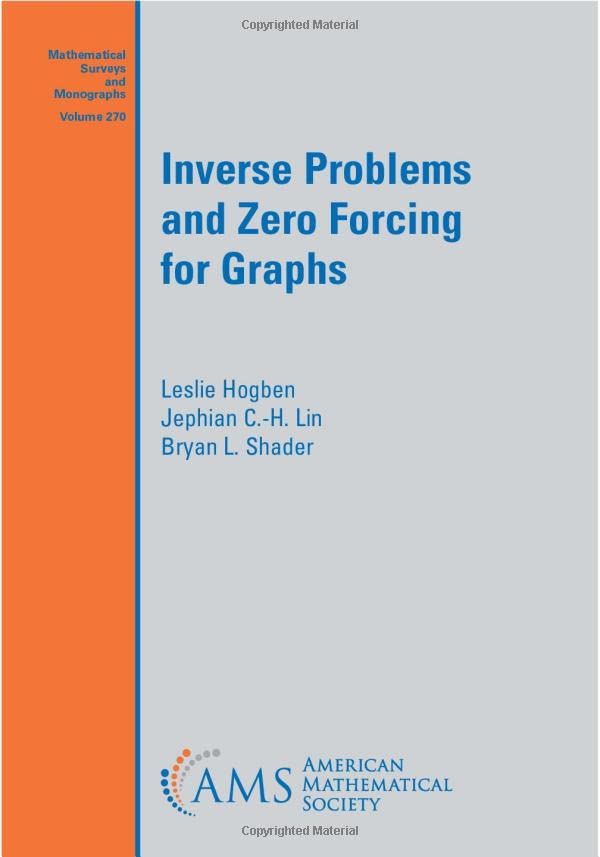 Inverse Problems and Zero Forcing for Graphs (PDF/EPUB Version)
