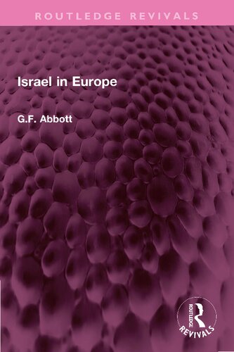 Israel in Europe (PDF/EPUB Version)