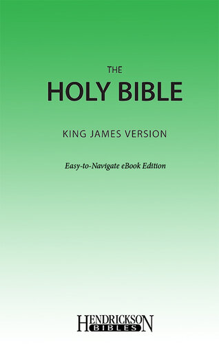 KJV Easy Navigate eBook (PDF/EPUB Version)