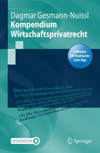 Kompendium Wirtschaftsprivatrecht (Springer-Lehrbuch) (German Edition) (PDF/EPUB Version)