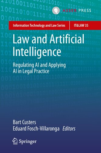 Law And Artificial Intelligence: Regulating AI And Applying AI In Legal Practice (PDF/EPUB Version)