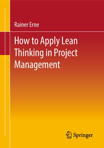 Lean Project Management - How to Apply Lean Thinking to Project Management (PDF/EPUB Version)