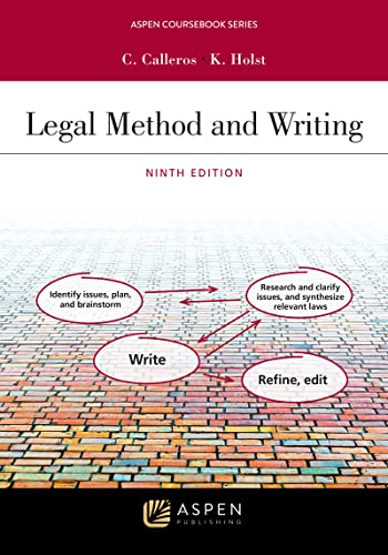 Legal Method and Writing I: Predictive Writing (PDF/EPUB Version)
