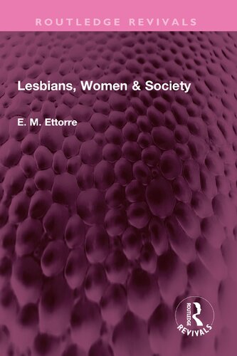 Lesbians Women and Society (PDF/EPUB Version)