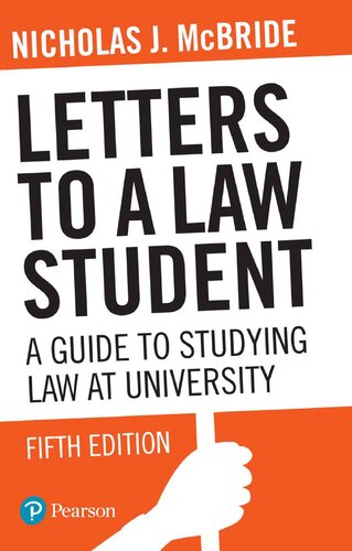 Letters to a Law Student (PDF/EPUB Version)