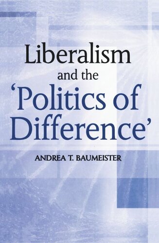 Liberalism And The 'Politics Of Difference' (PDF/EPUB Version)