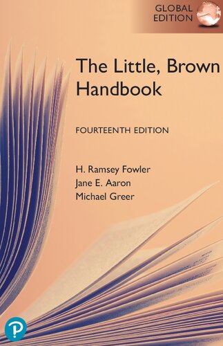 Little, Brown Handbook, The, Global Edition (PDF/EPUB Version)