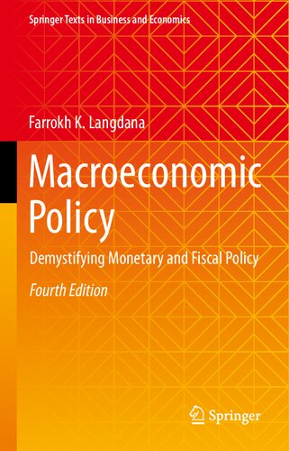 Macroeconomic policy : demystifying monetary and fiscal policy (PDF/EPUB Version)