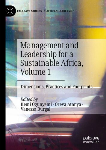 Management and Leadership for a Sustainable Africa, Volume 1: Dimensions, Practices and Footprints (PDF/EPUB Version)