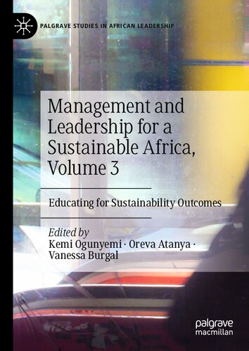 Management and Leadership for a Sustainable Africa, Volume 3: Educating for Sustainability Outcomes (PDF/EPUB Version)