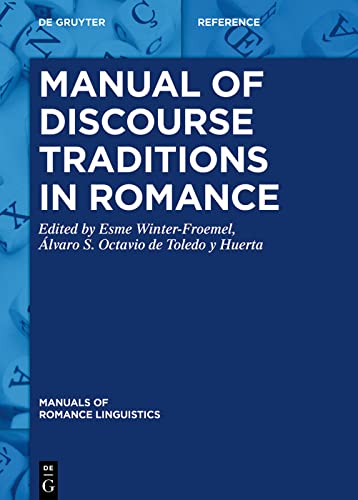Manual of Discourse Traditions in Romance (PDF/EPUB Version)
