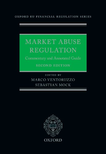 Market Abuse Regulation: Commentary and Annotated Guide (Oxford EU Financial Regulation) (PDF/EPUB Version)