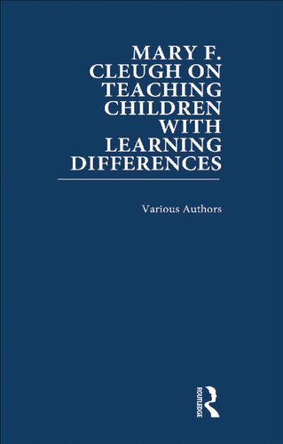 Mary F. Cleugh on Teaching Children with Learning Differences, 3-Volume Set (PDF/EPUB Version)